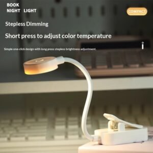 Reading Clip-on Book Light A Stylish Rechargeable Night Light For Dorms
